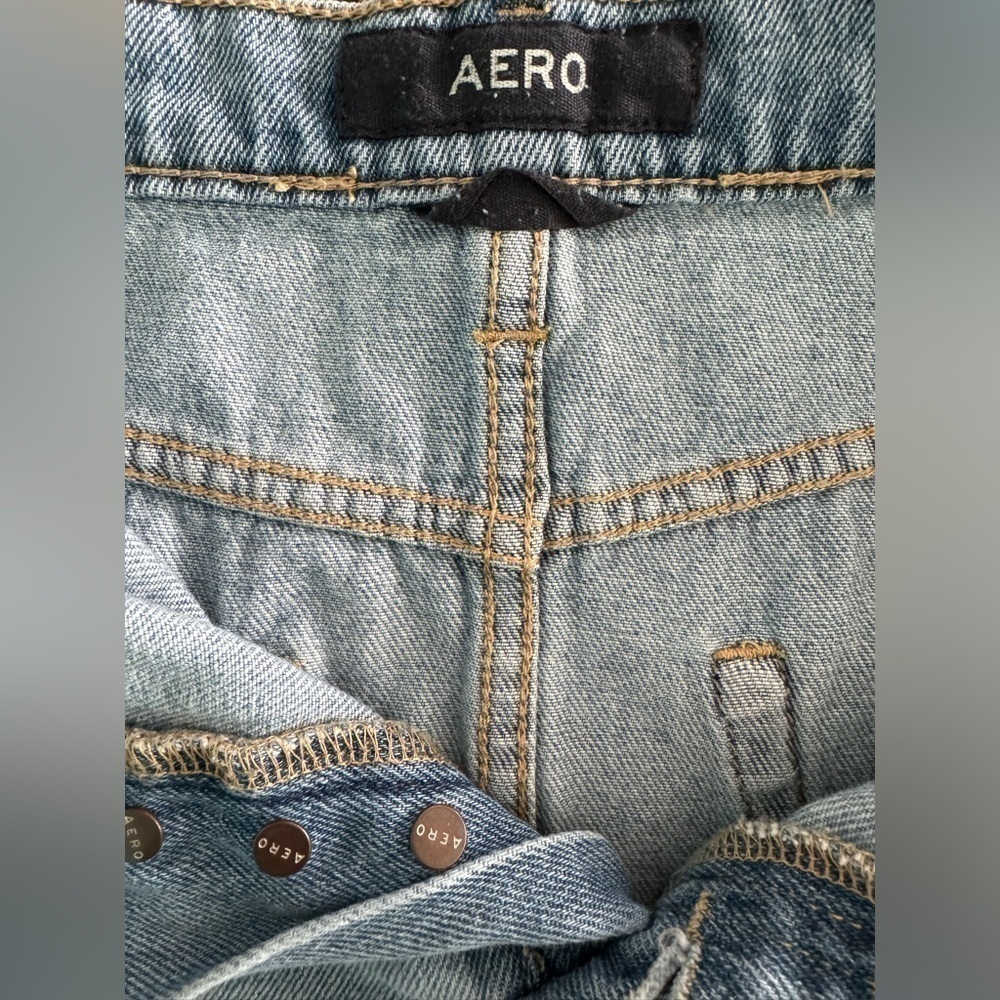 Aeropostale Denim Mini Skirt women’s size 2 Button Fly NWOT - Picture 5 of 8